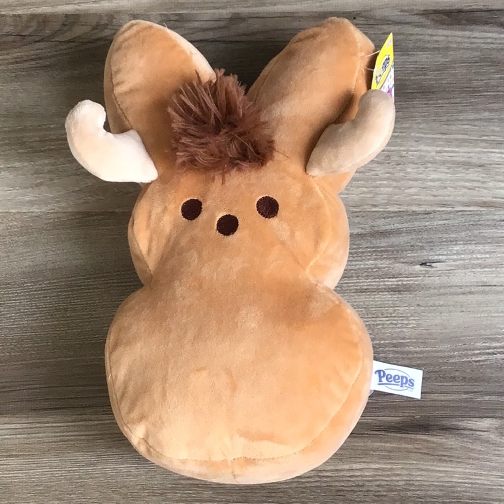 Peeps Plush Bunny Rabbit Buffalo DanDee International Peep Toy Doll 12”  New